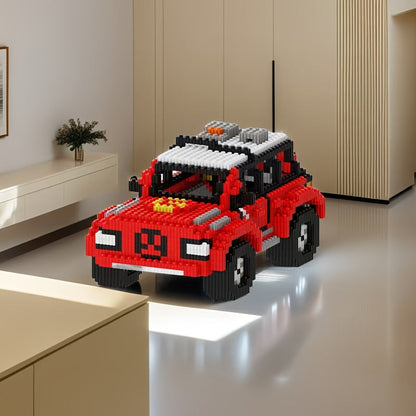 Roter Truck Bausteinset