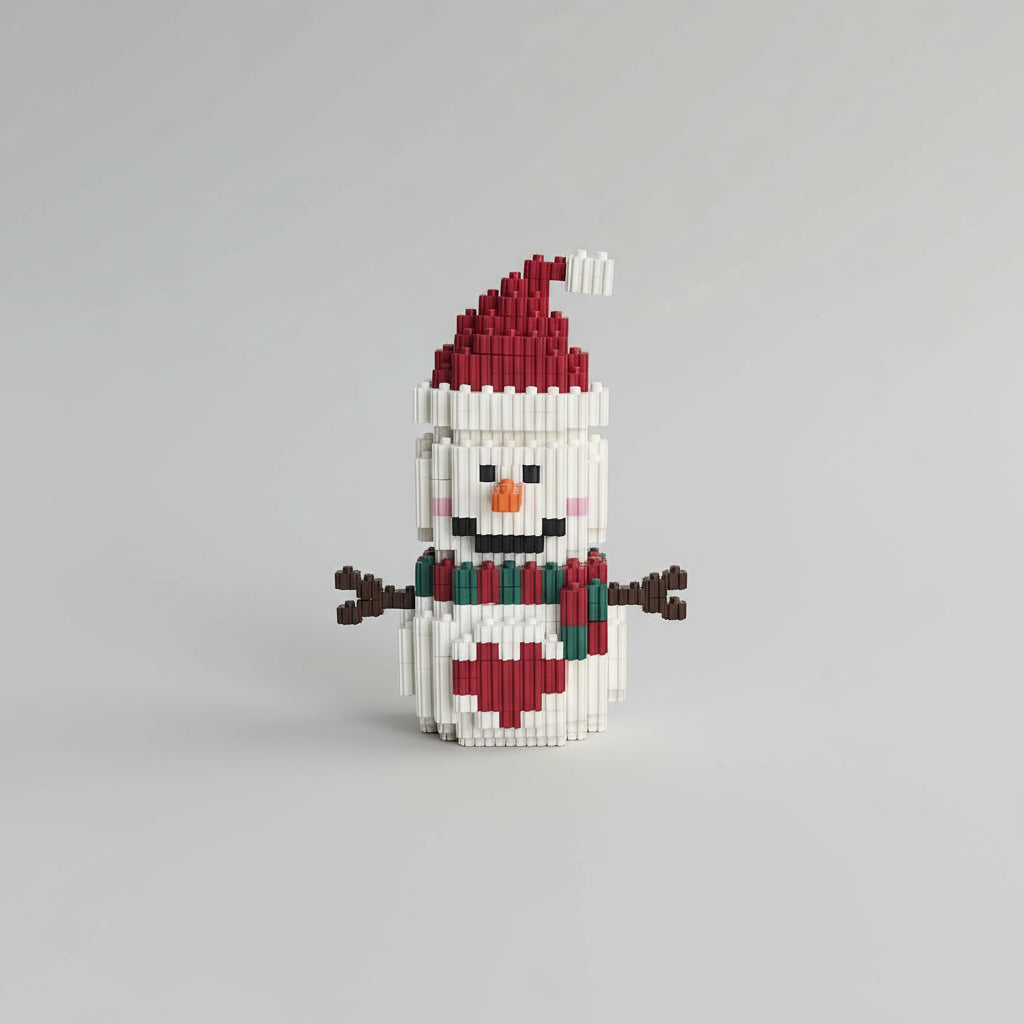 Drei Weihnachtsfiguren Bausteinset