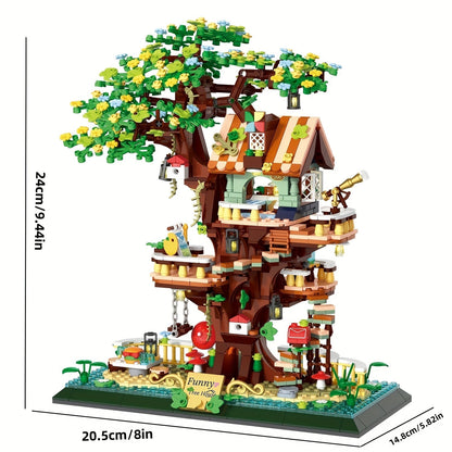 Kreativer Baumhaus Bausteinset
