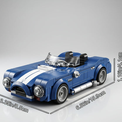 Schöner Blauer Supersportwagen Bausteinset