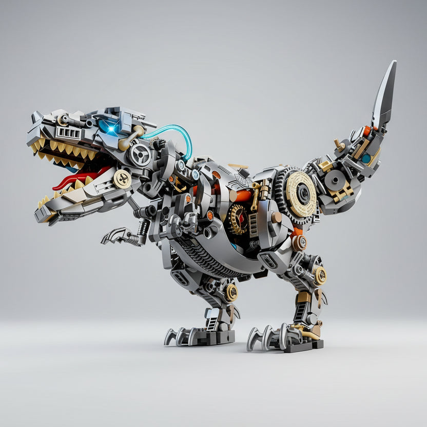 Beweglicher Dino Bausteinset
