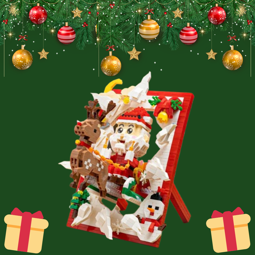 3D-Weihnachtsmalerei Bausteinset