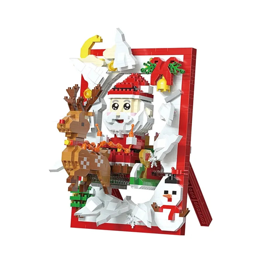 3D-Weihnachtsmalerei Bausteinset