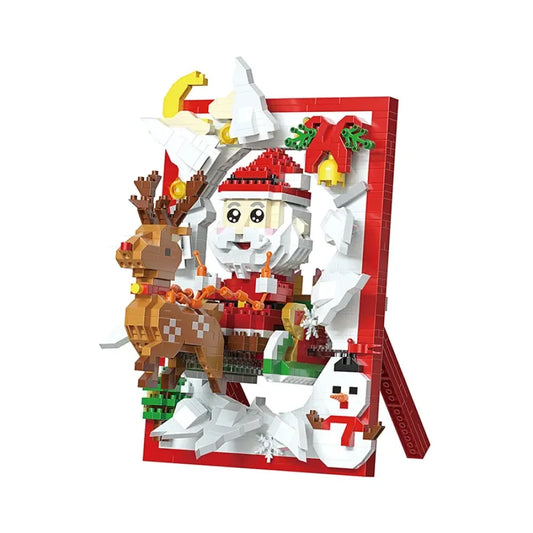 3D-Weihnachtsmalerei Bausteinset