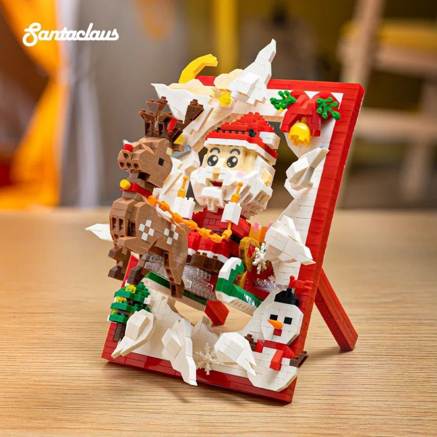 3D-Weihnachtsmalerei Bausteinset