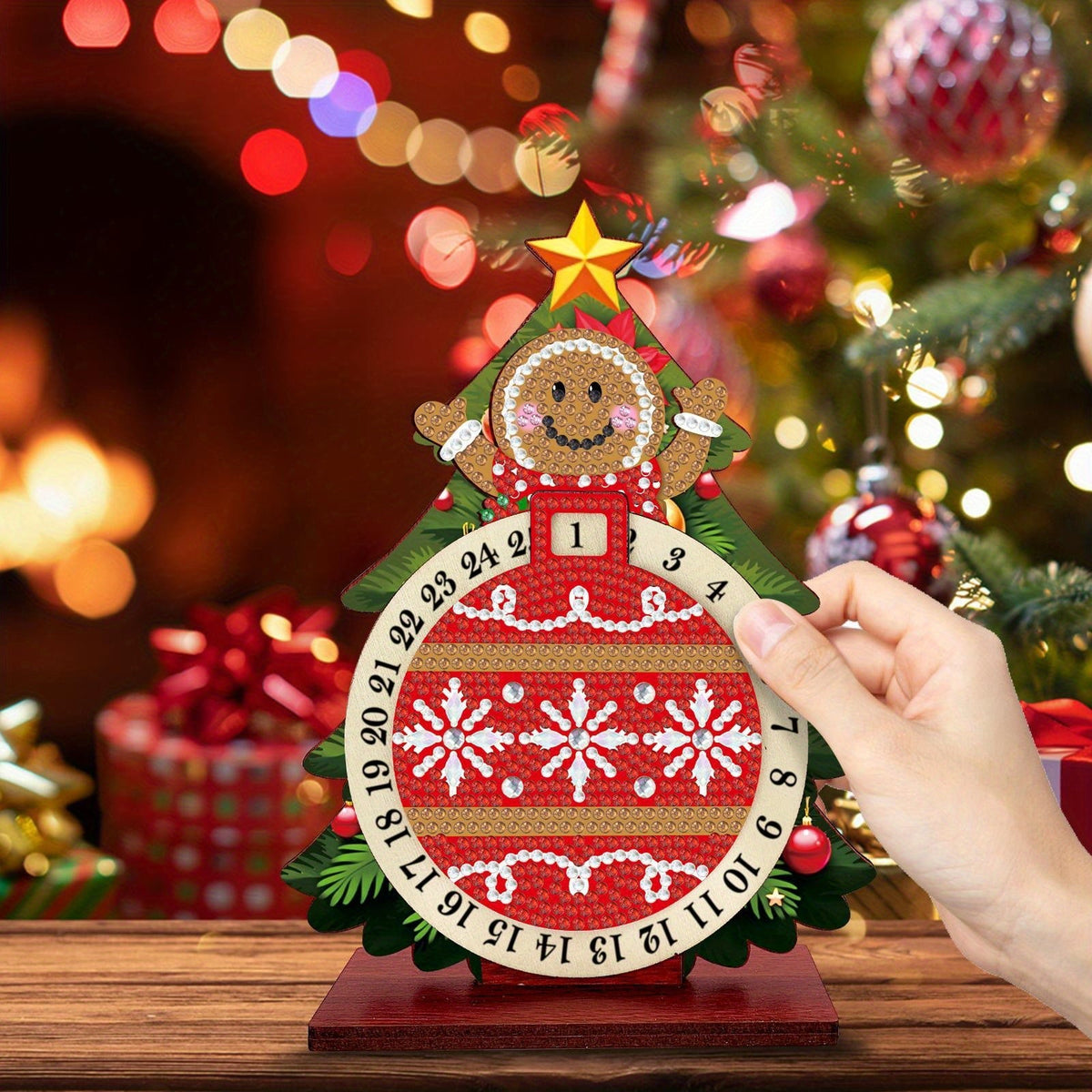 Diamond Painting Keks im Weihnachtsbaum