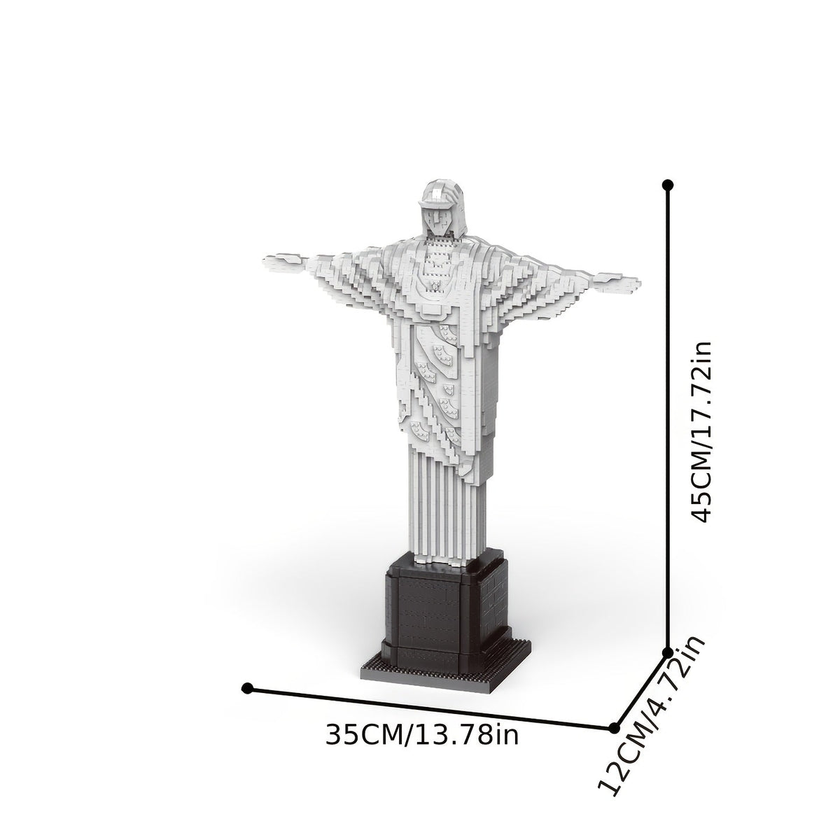 Christusstatue Bausteinset