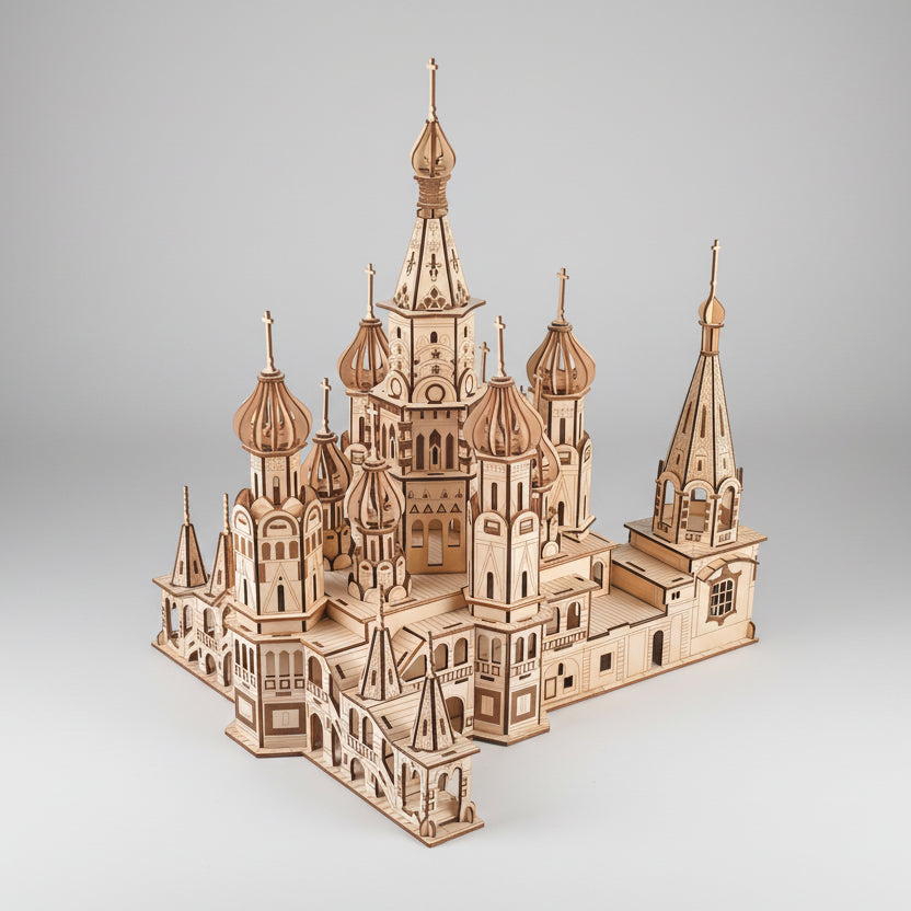 St. Basilius Kathedrale 3D-Holzbausatz