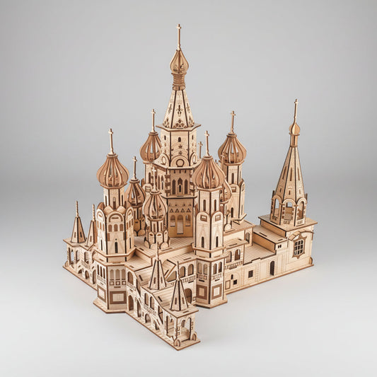 St. Basilius Kathedrale 3D-Holzbausatz