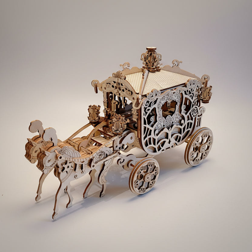 Kutsche 3D-Holzbausatz