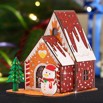 Diamond Painting Weihnachtshaus