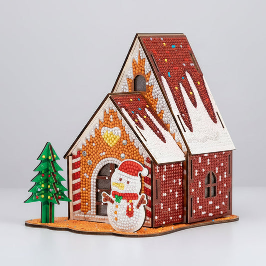 Diamond Painting Weihnachtshaus