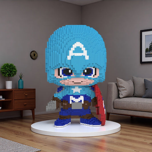 MEGA blauer Superheld Bausteinset