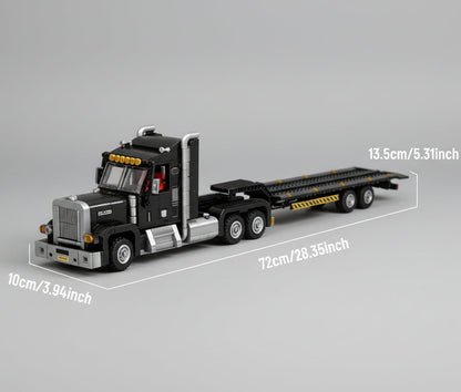 MEGA Premium Schwarzer LKW Bausteinset