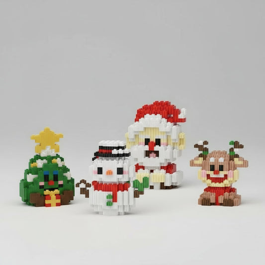 4 Weihnachts-Minis Bausteinset