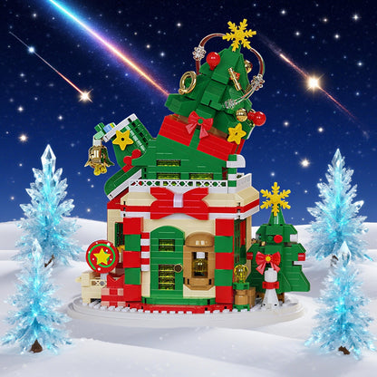 Weihnachtshäuser Bausteinset
