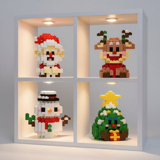 4 Weihnachts-Minis Bausteinset