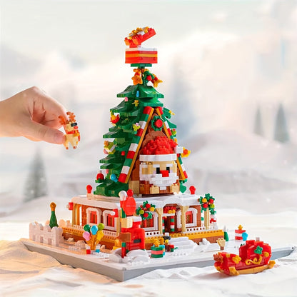Weihnachtshaus Bausteinset