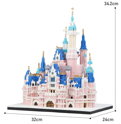Rosa Schloss Bausteinset