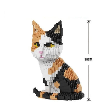 Große Katze Bausteinset