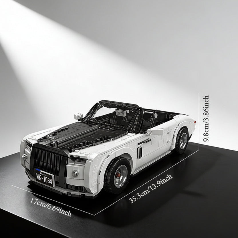 Weiße Limousine Bausteinset