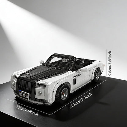 Weiße Limousine Bausteinset