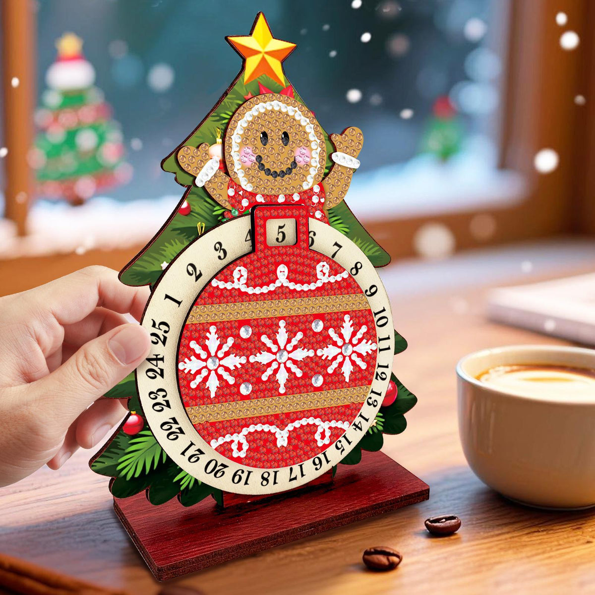Diamond Painting Keks im Weihnachtsbaum