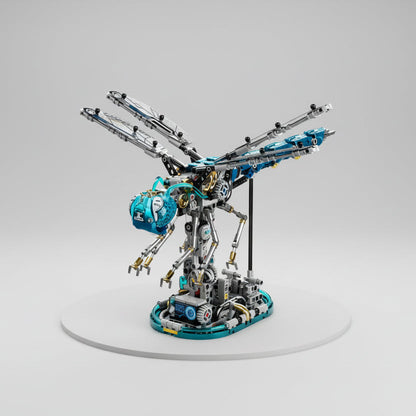 Bewegliche Libelle Bausteinset