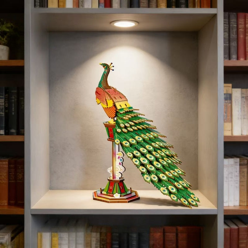 Pfau 3D-Holzbausatz