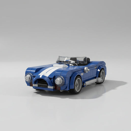 Schöner Blauer Supersportwagen Bausteinset