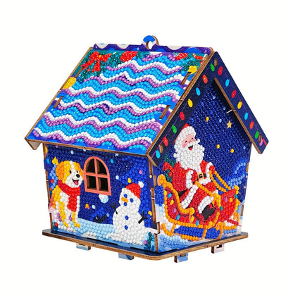 Diamond Painting Weihnachtshäuschen