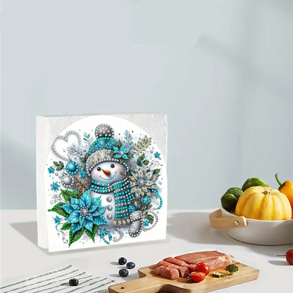 Diamond Painting Schneemann