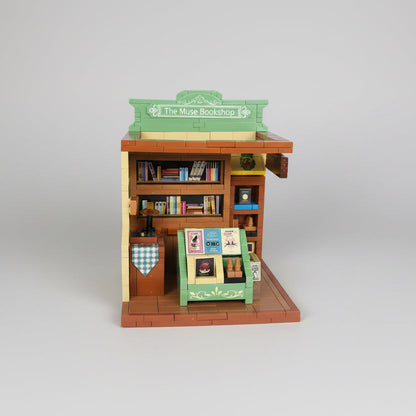 Vintage Buchhandlung Bausteinset
