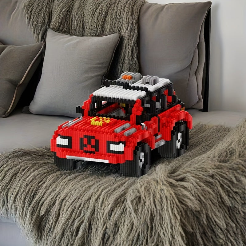 Roter Truck Bausteinset
