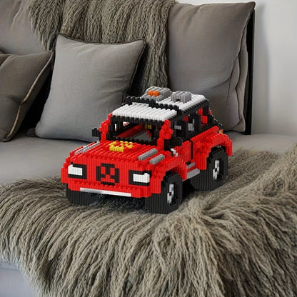 Roter Truck Bausteinset