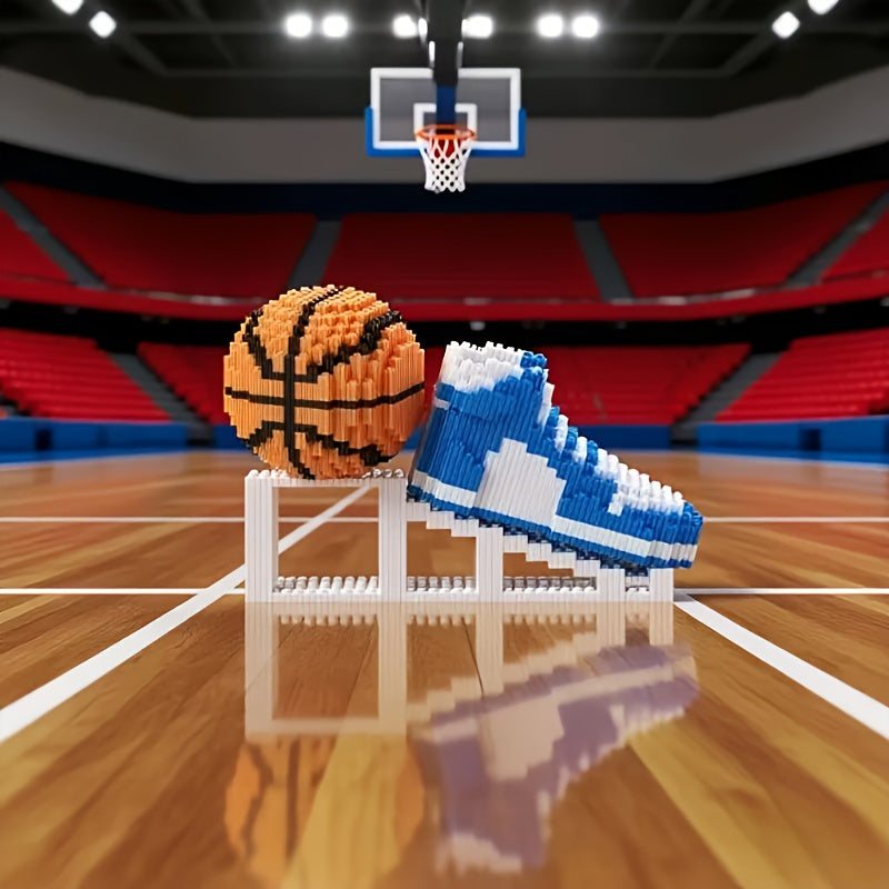 Basketballschuh & Ball Bausteinset