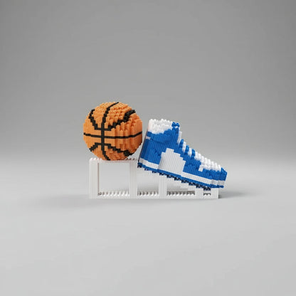 Basketballschuh & Ball Bausteinset
