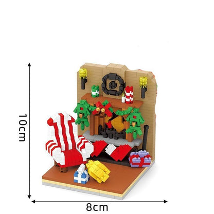 Weihnachtsschornstein Bausteinset