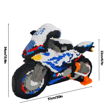 Cooles Motorrad Bausteinset