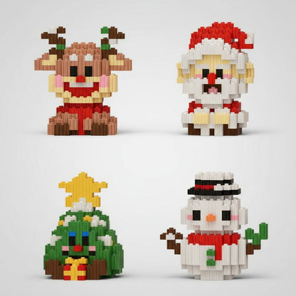 4 Weihnachts-Minis Bausteinset