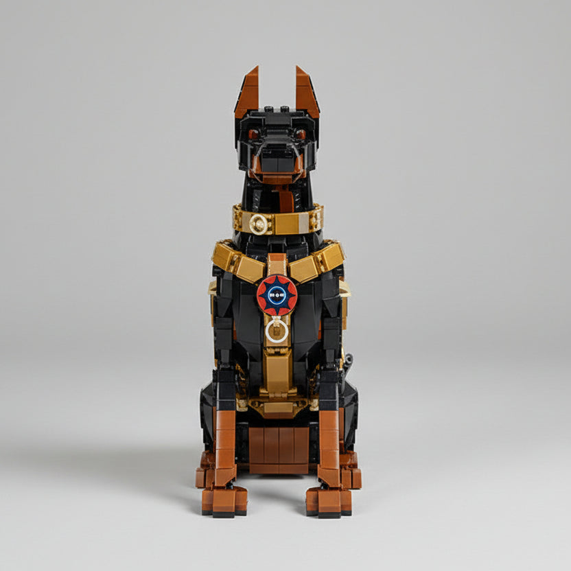 Polizeihund Bausteinset