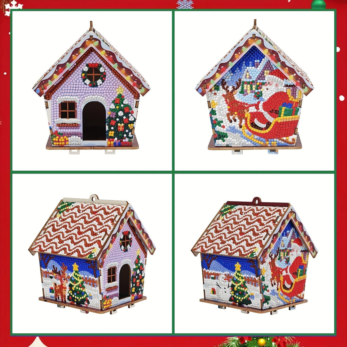 Diamond Painting Weihnachtshäuschen