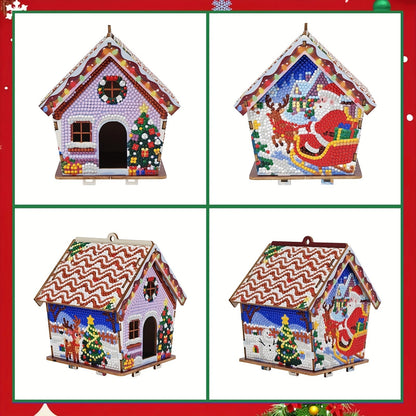 Diamond Painting Weihnachtshäuschen