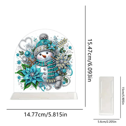 Diamond Painting Schneemann