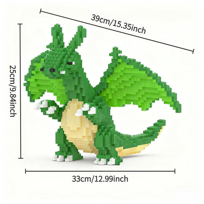 Grüner Drache Bausteinset