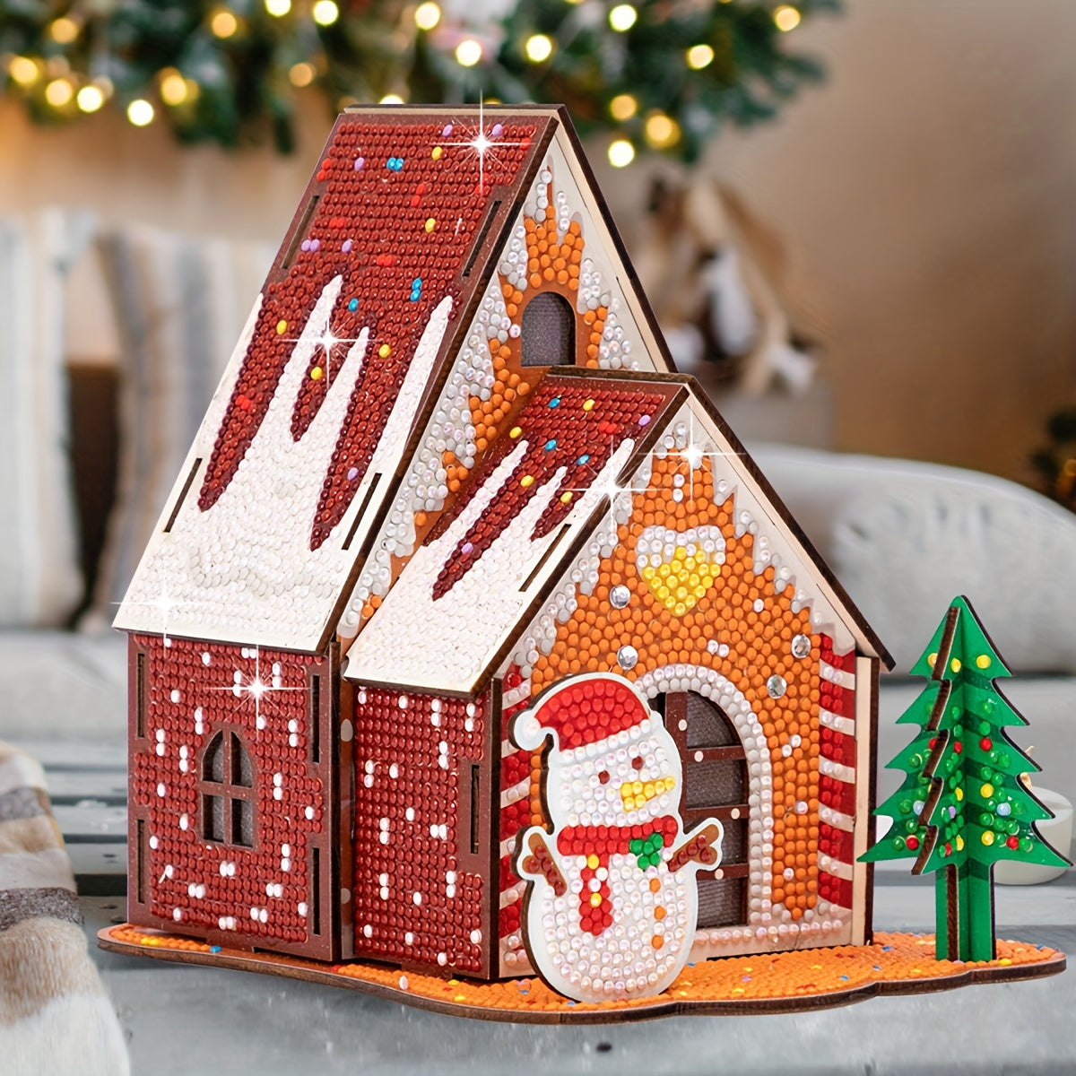 Diamond Painting Weihnachtshaus