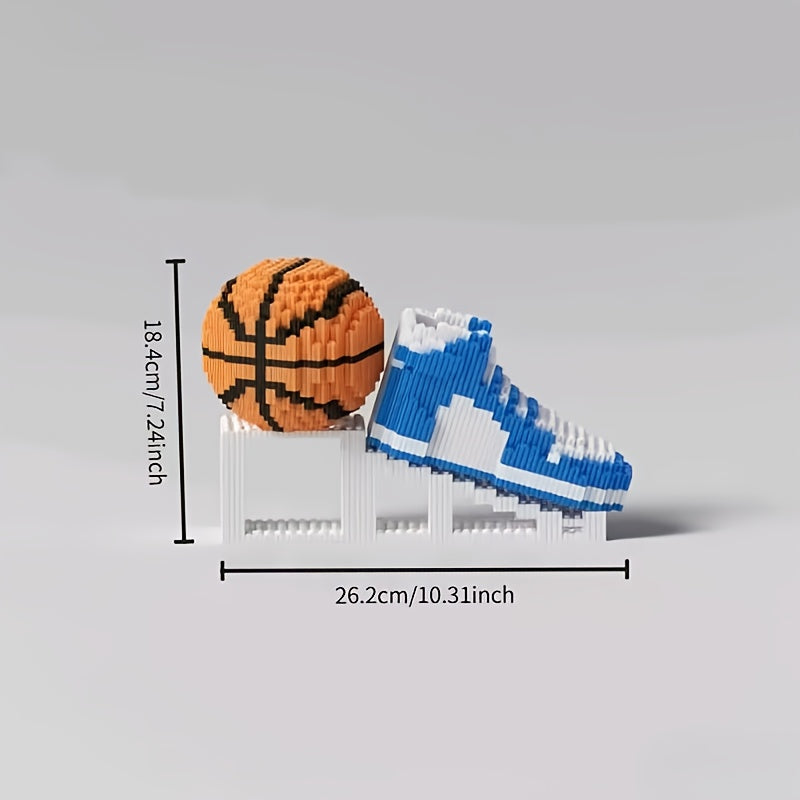Basketballschuh & Ball Bausteinset