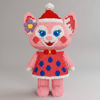 Fuchs mit Punktkleid Bausteinset