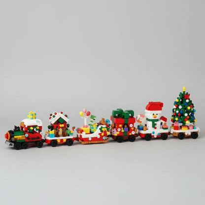 Weihnachtszug Bausteinset