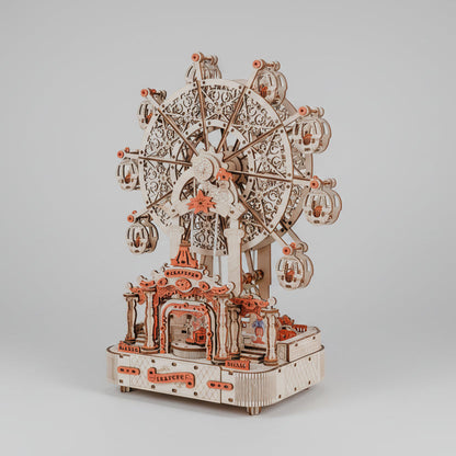 Buntes Riesenrad 3D-Holzbausatz